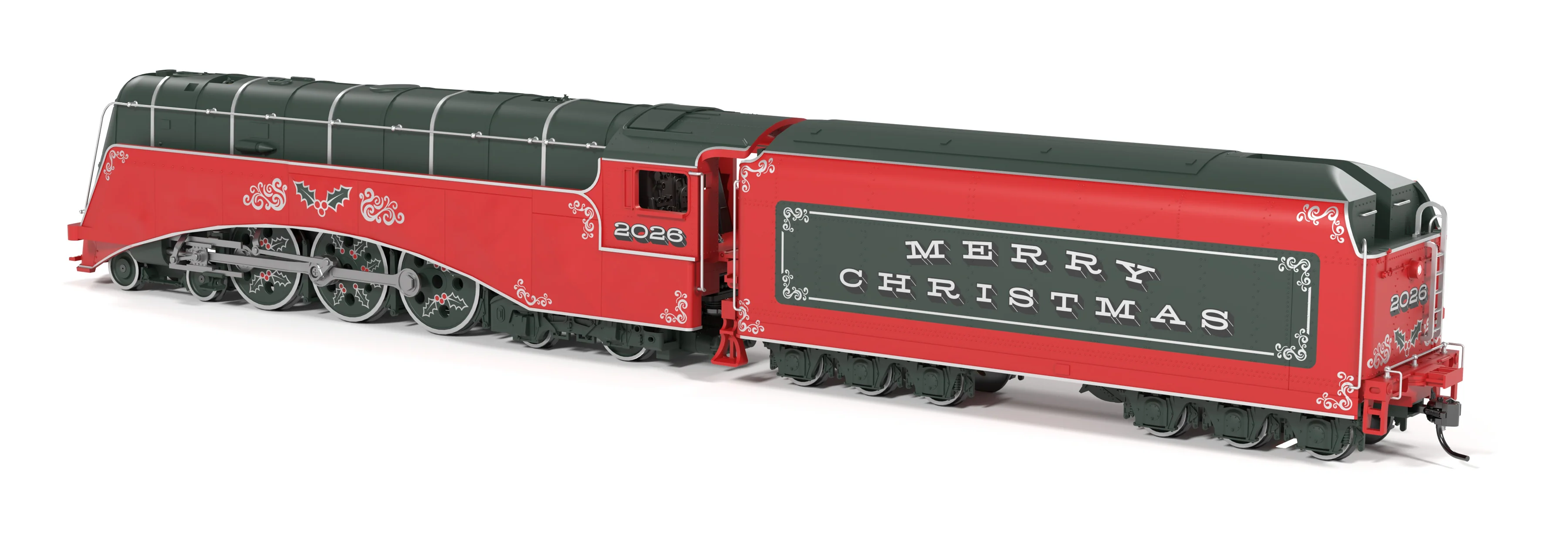 10199 Commodore Vanderbilt, Christmas Paint Scheme, No-Sound / DCC-Ready, HO CLUB PRICE $199.99 - Image 3