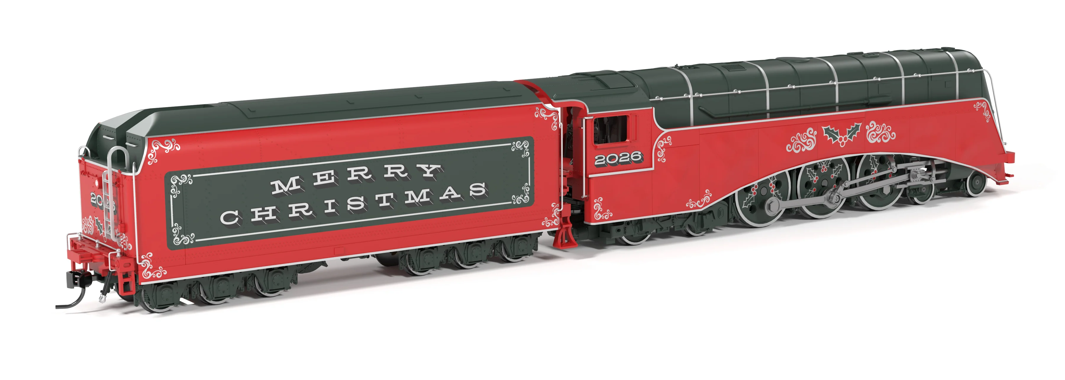 10199 Commodore Vanderbilt, Christmas Paint Scheme, No-Sound / DCC-Ready, HO CLUB PRICE $199.99 - Image 4