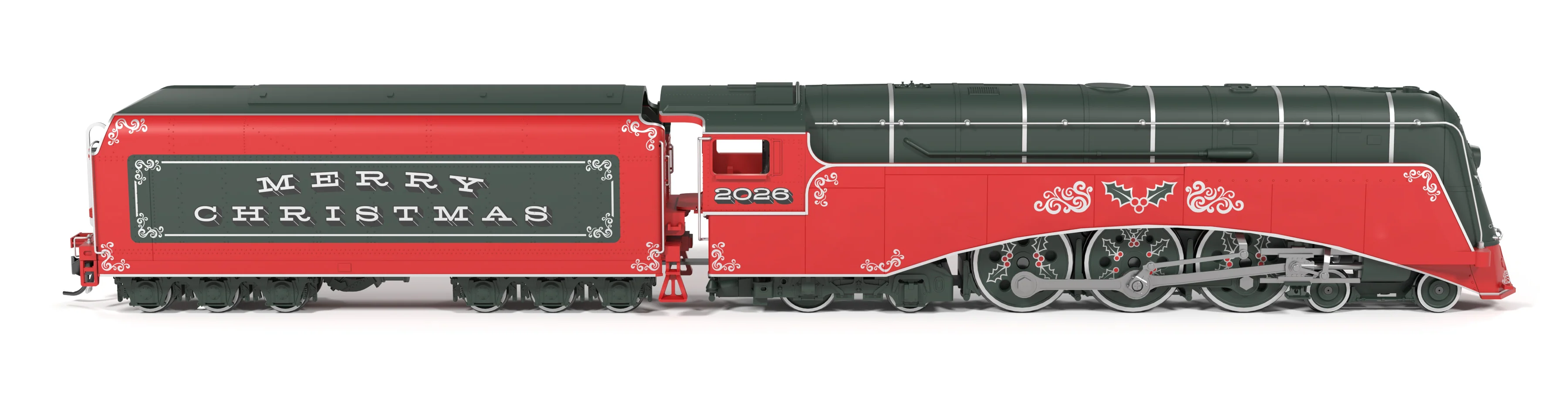 10199 Commodore Vanderbilt, Christmas Paint Scheme, No-Sound / DCC-Ready, HO CLUB PRICE $199.99 - Image 5