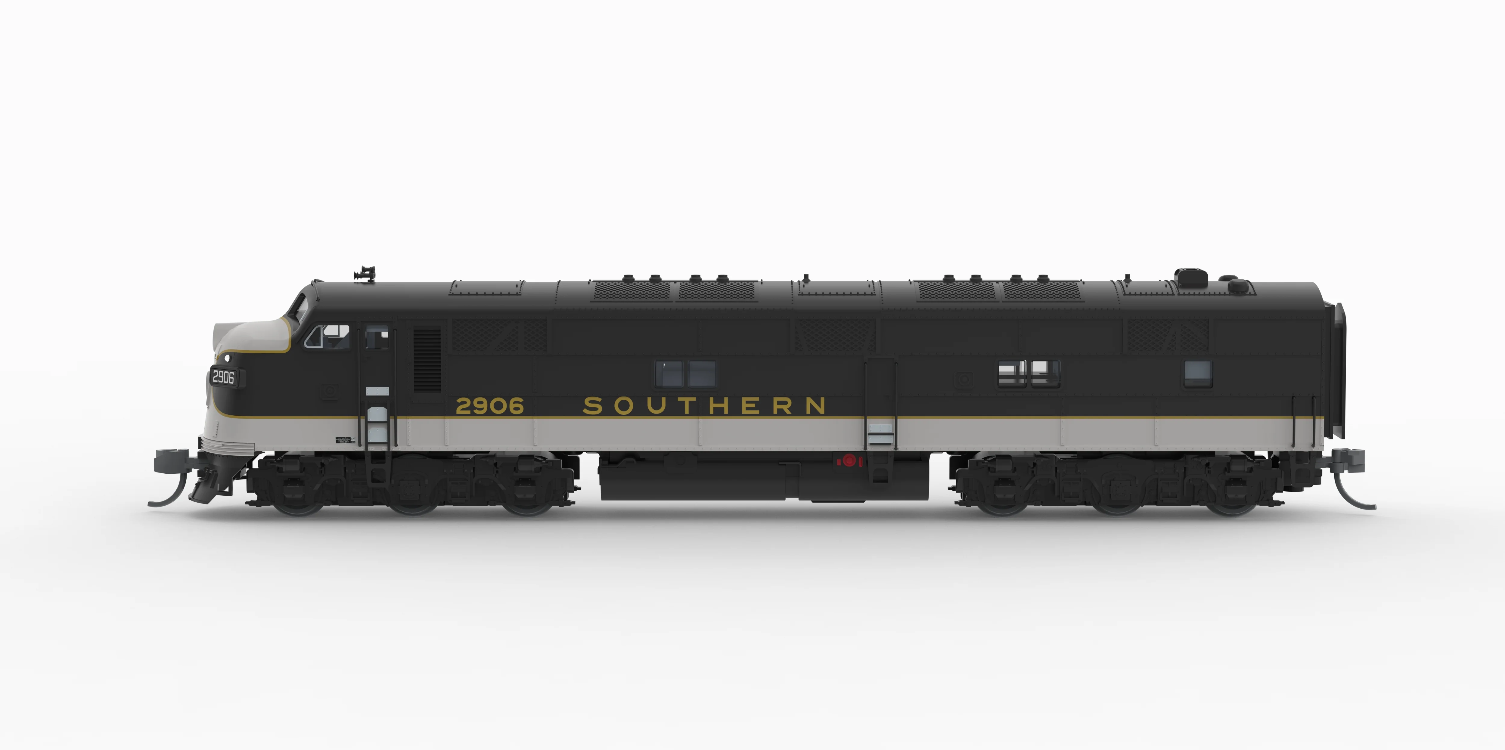 10233 EMD E7A, SOU 2914, Black Tuxedo Scheme, Paragon4 Sound/DC/DCC, N