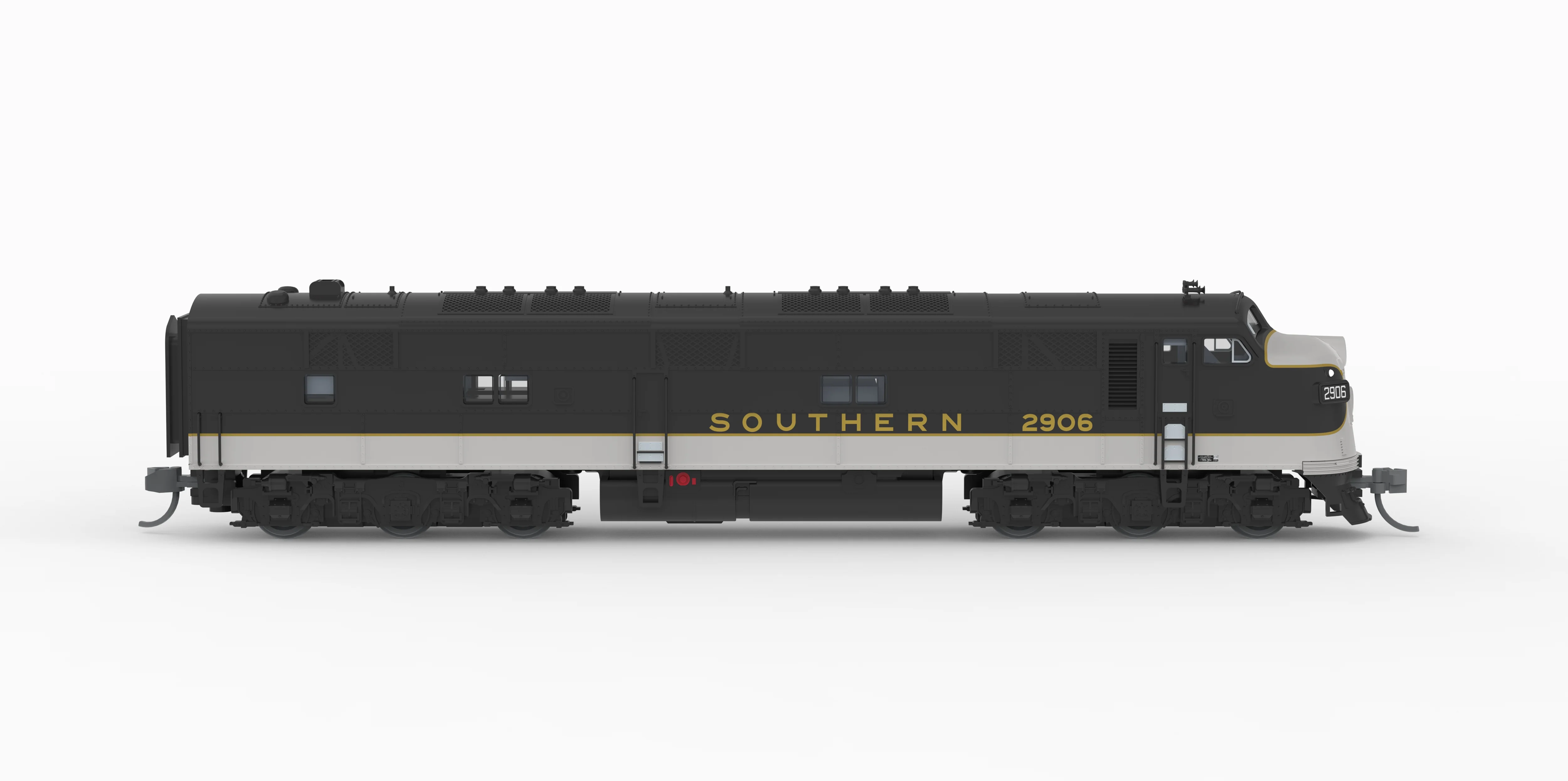 10233 EMD E7A, SOU 2914, Black Tuxedo Scheme, Paragon4 Sound/DC/DCC, N - Image 2