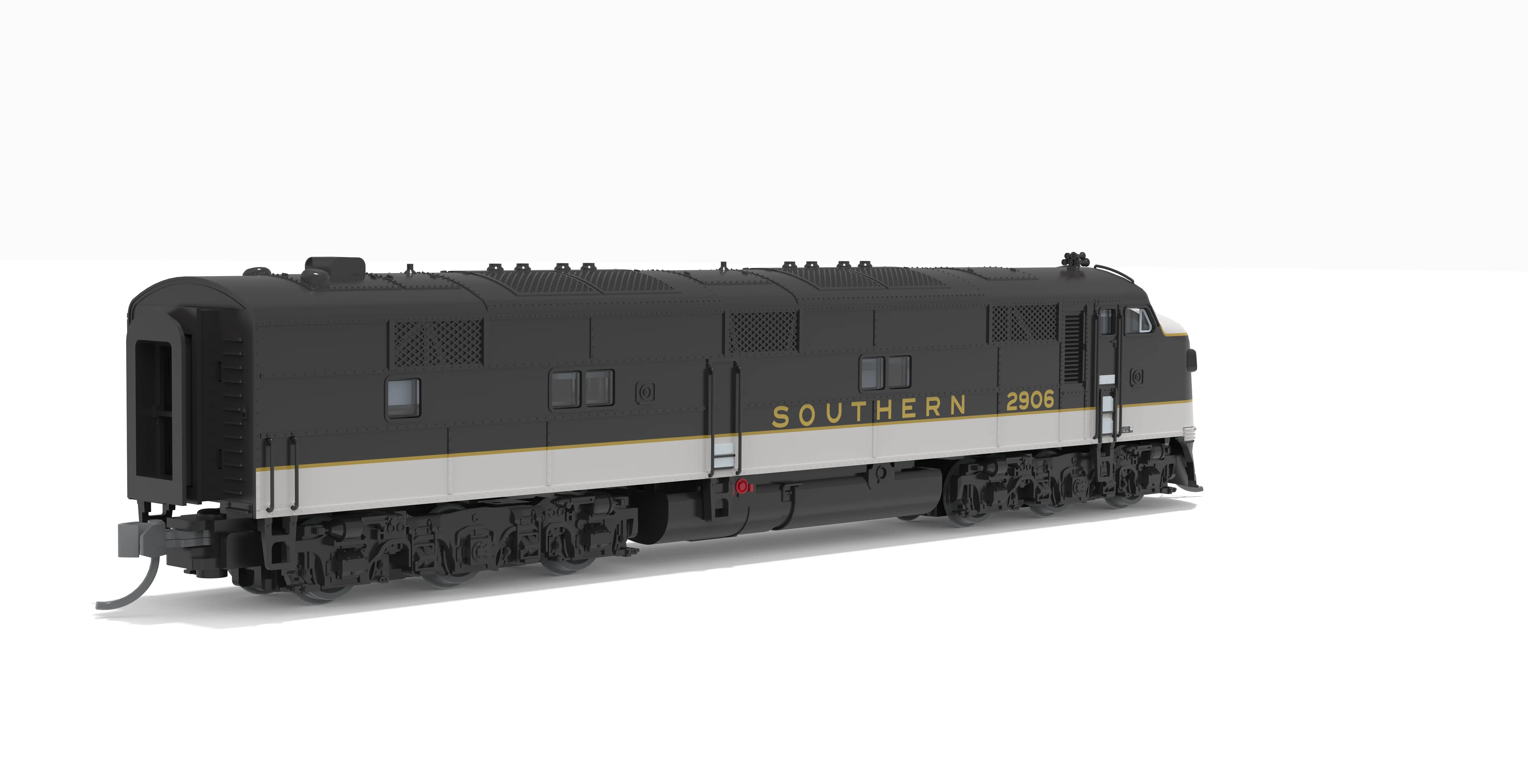 10233 EMD E7A, SOU 2914, Black Tuxedo Scheme, Paragon4 Sound/DC/DCC, N - Image 4