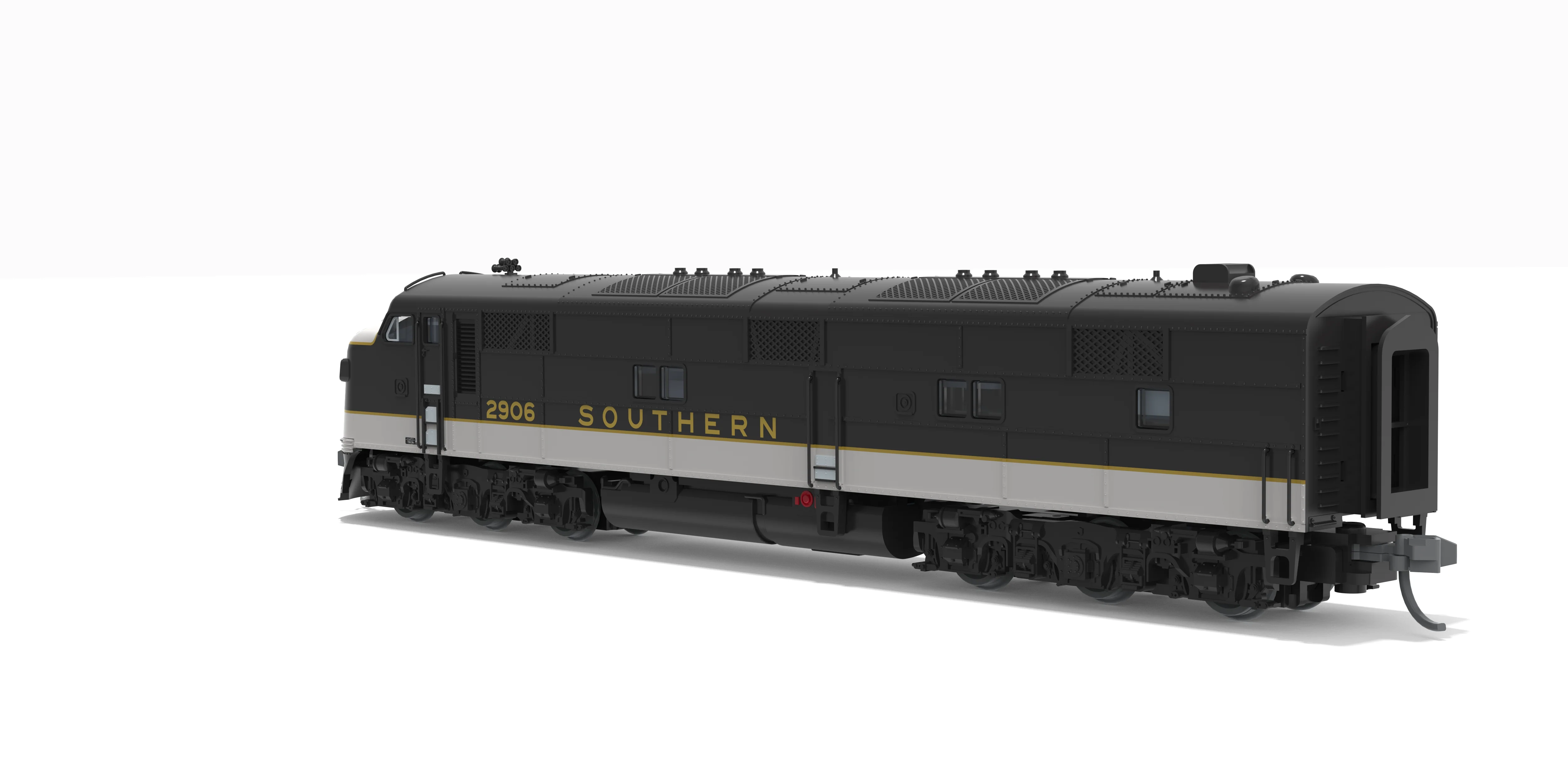 10233 EMD E7A, SOU 2914, Black Tuxedo Scheme, Paragon4 Sound/DC/DCC, N - Image 5