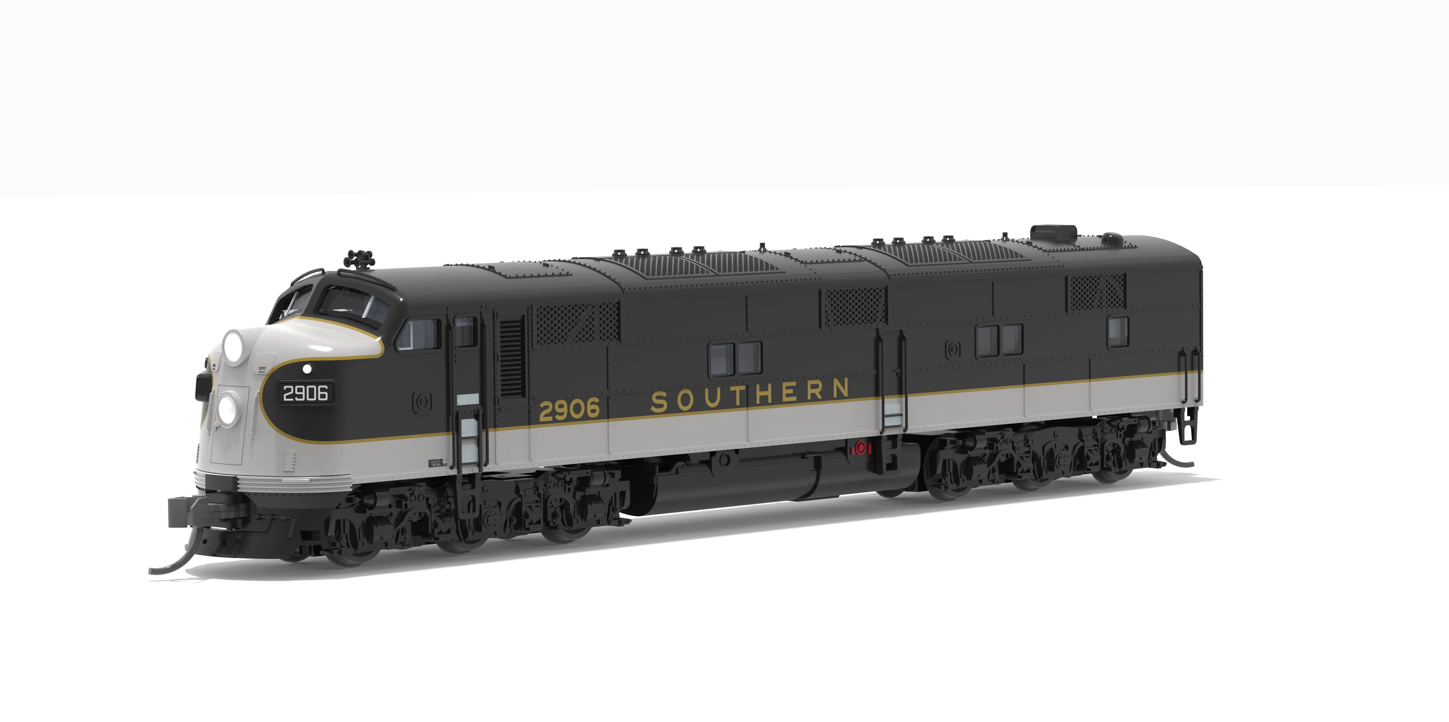 10233 EMD E7A, SOU 2914, Black Tuxedo Scheme, Paragon4 Sound/DC/DCC, N - Image 6