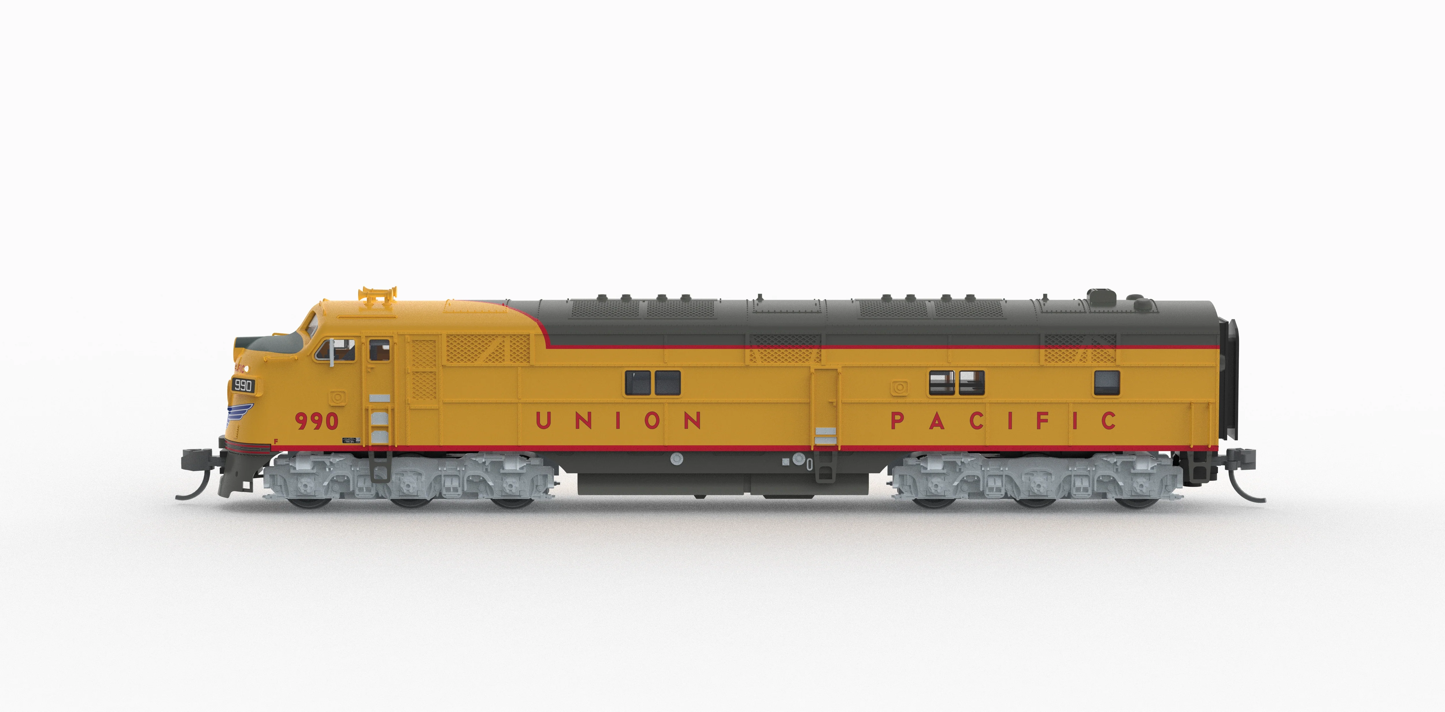 10240 EMD E7A, UP 989, Yellow & Gray, 1960's Appearance, No-Sound / DCC-Ready, N