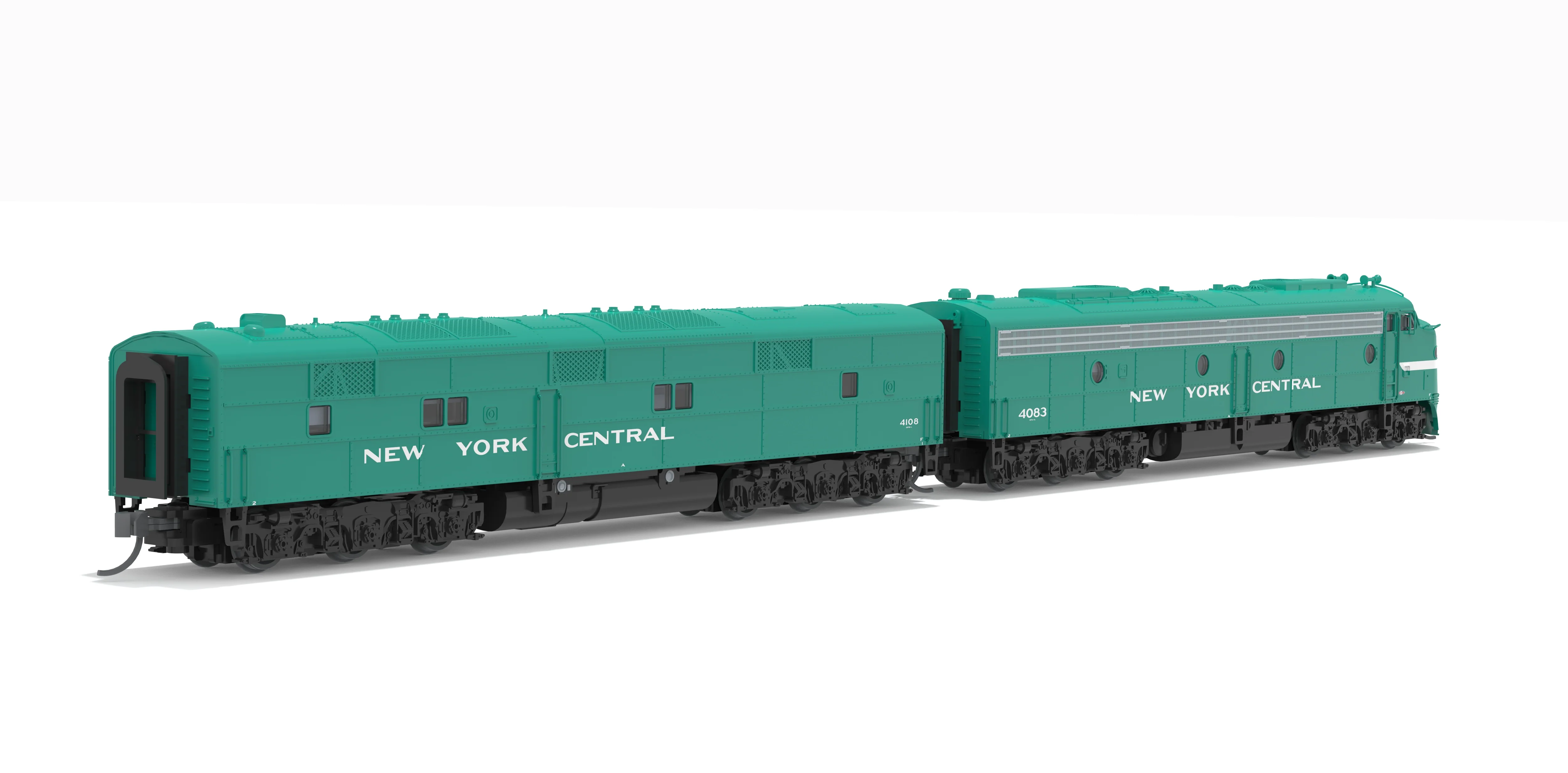 10290 EMD E8A / E7B, NYC 4083 / 4108, Century Green, A-unit Paragon4 Sound/DC/DCC, Unpowered B, N - Image 4