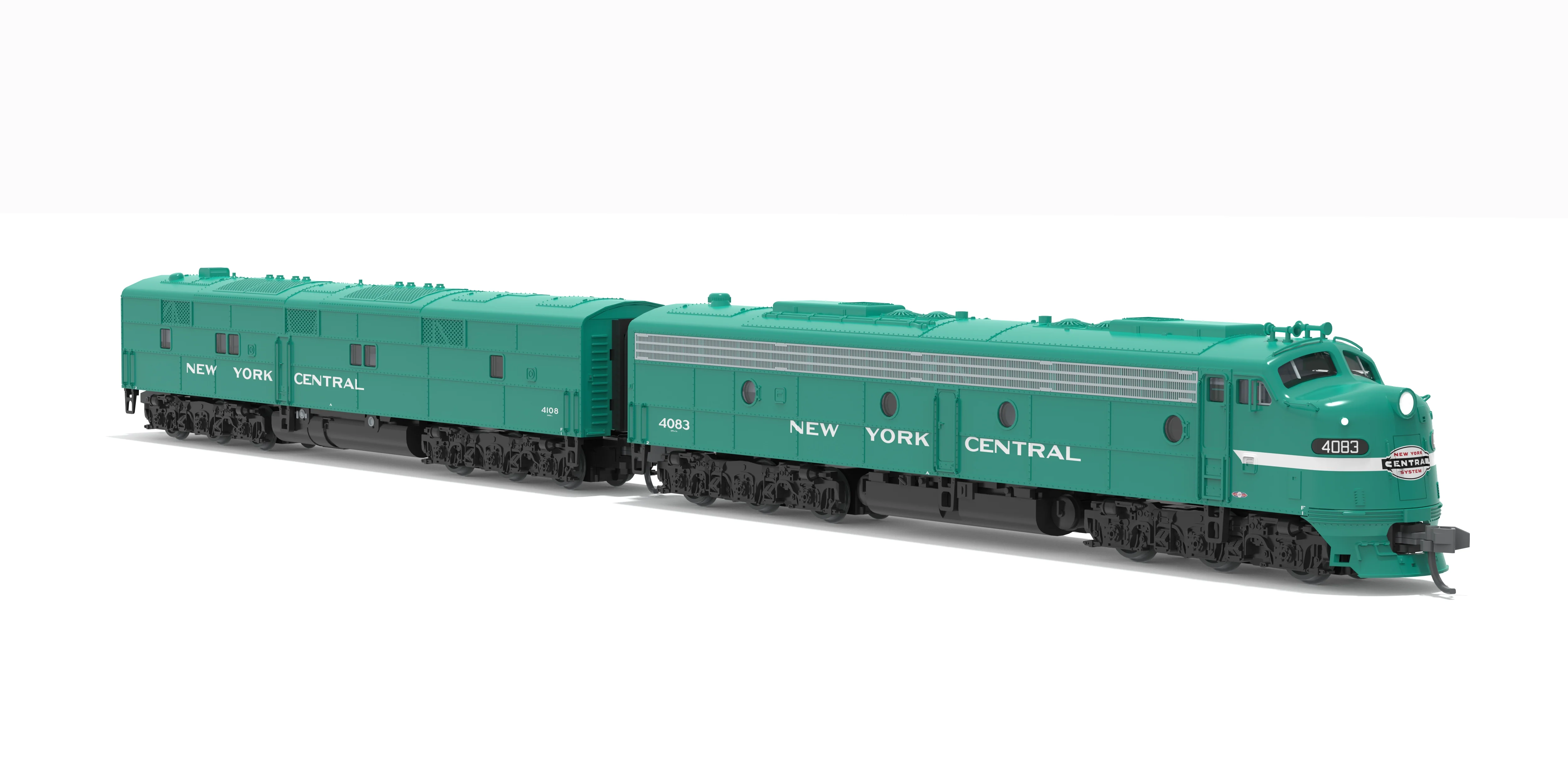 10290 EMD E8A / E7B, NYC 4083 / 4108, Century Green, A-unit Paragon4 Sound/DC/DCC, Unpowered B, N - Image 6