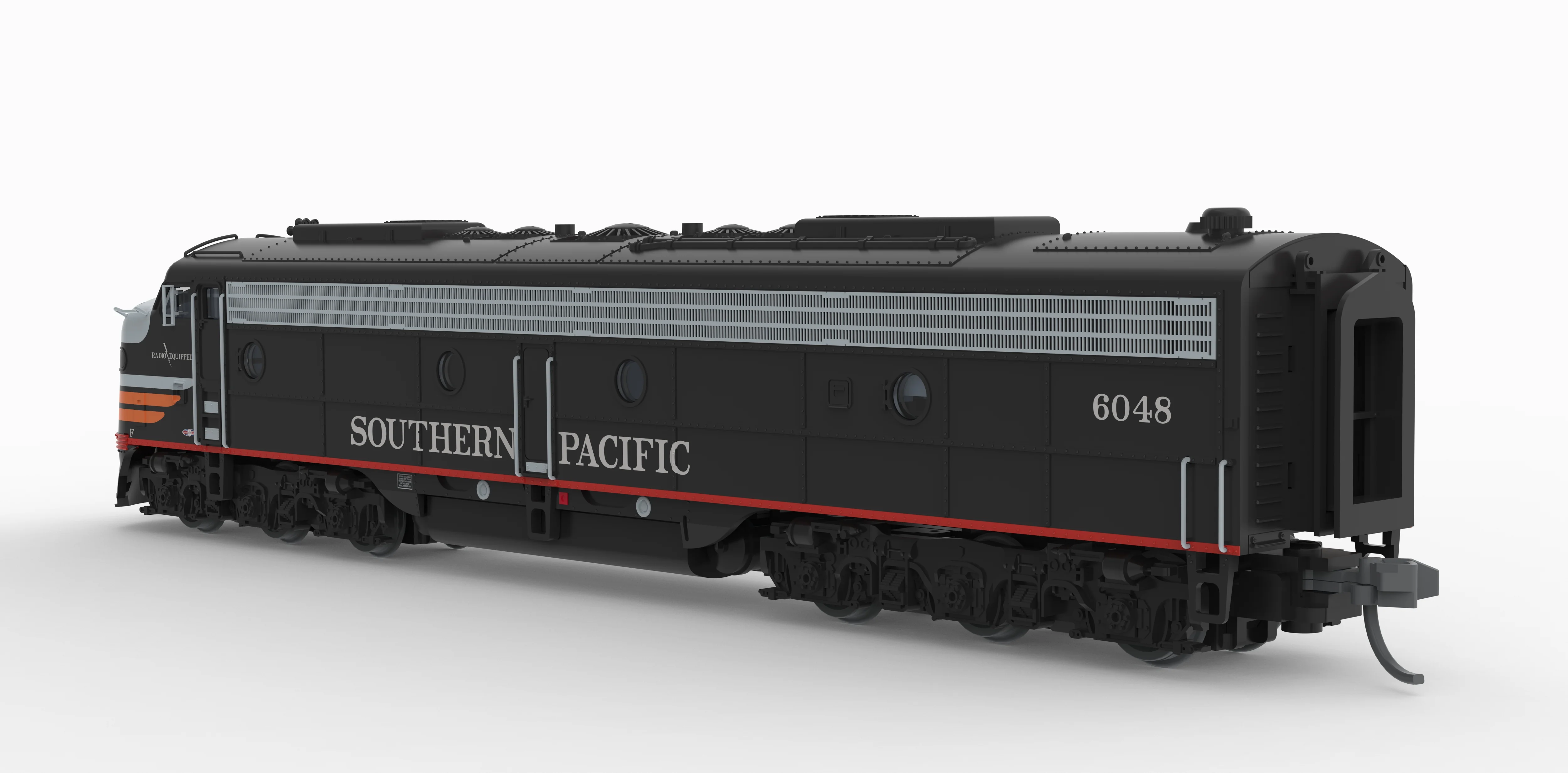 10303 EMD E9A, SP 6050, Black Widow Scheme, No-Sound / DCC-Ready, N - Image 4