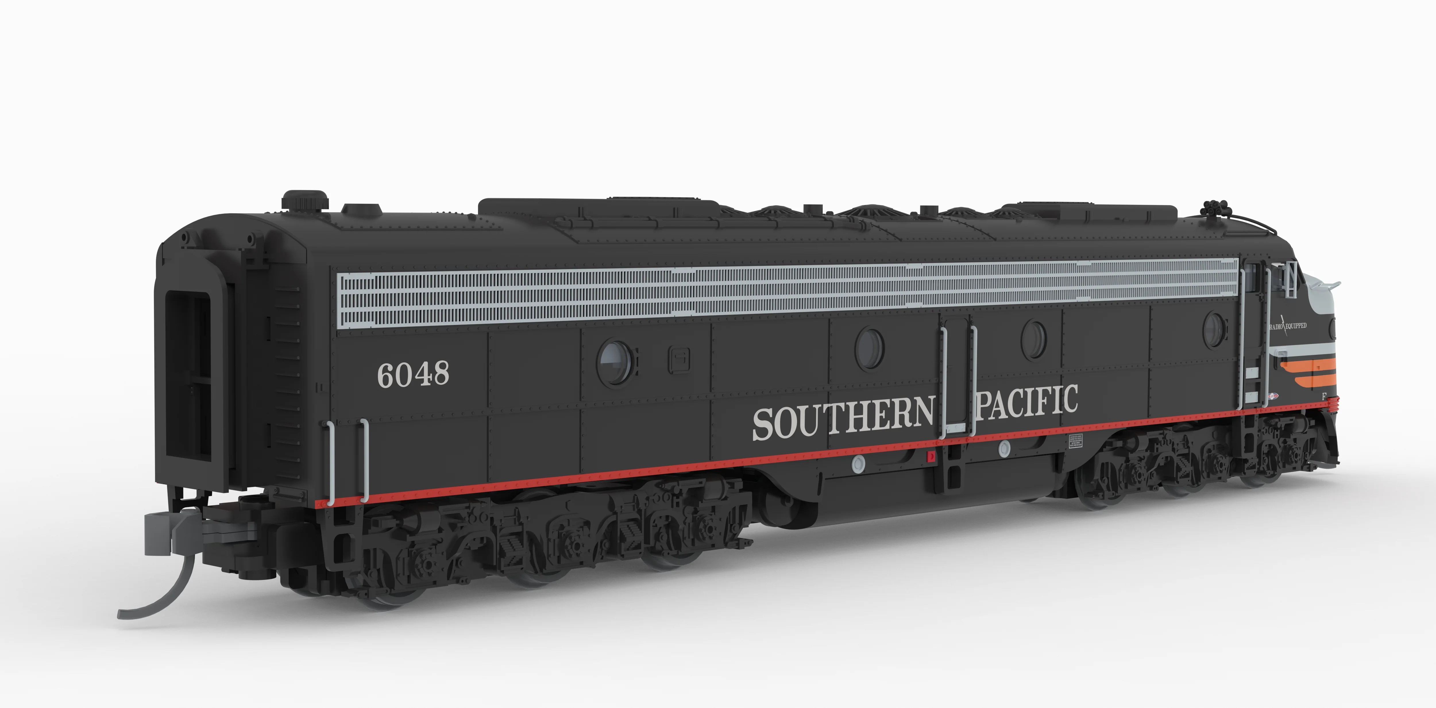 10303 EMD E9A, SP 6050, Black Widow Scheme, No-Sound / DCC-Ready, N - Image 5