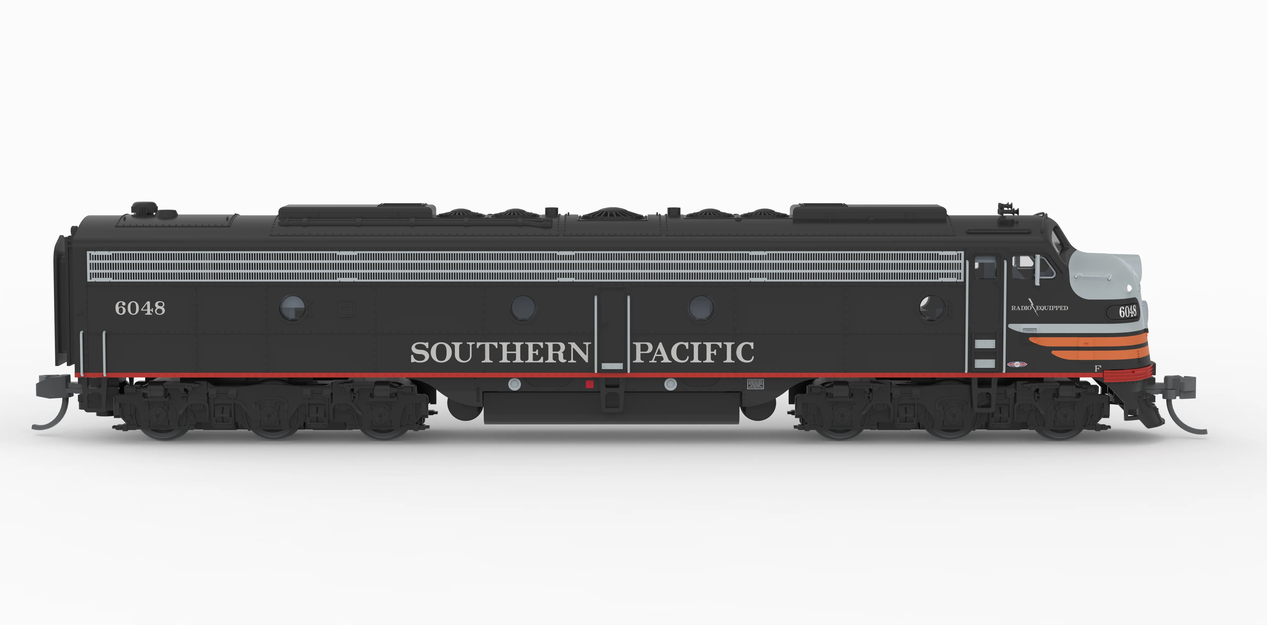 10303 EMD E9A, SP 6050, Black Widow Scheme, No-Sound / DCC-Ready, N - Image 6