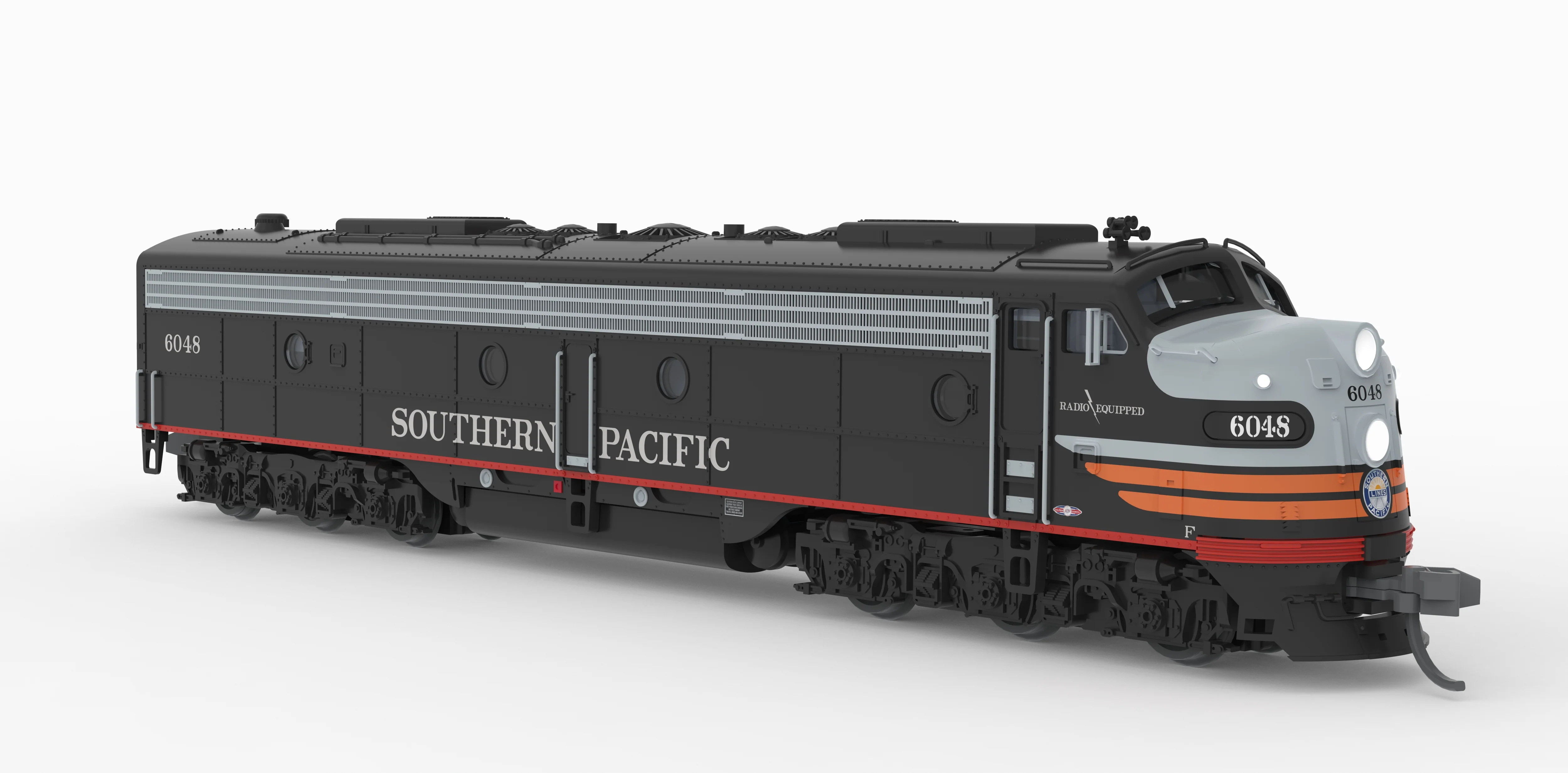10303 EMD E9A, SP 6050, Black Widow Scheme, No-Sound / DCC-Ready, N - Image 7