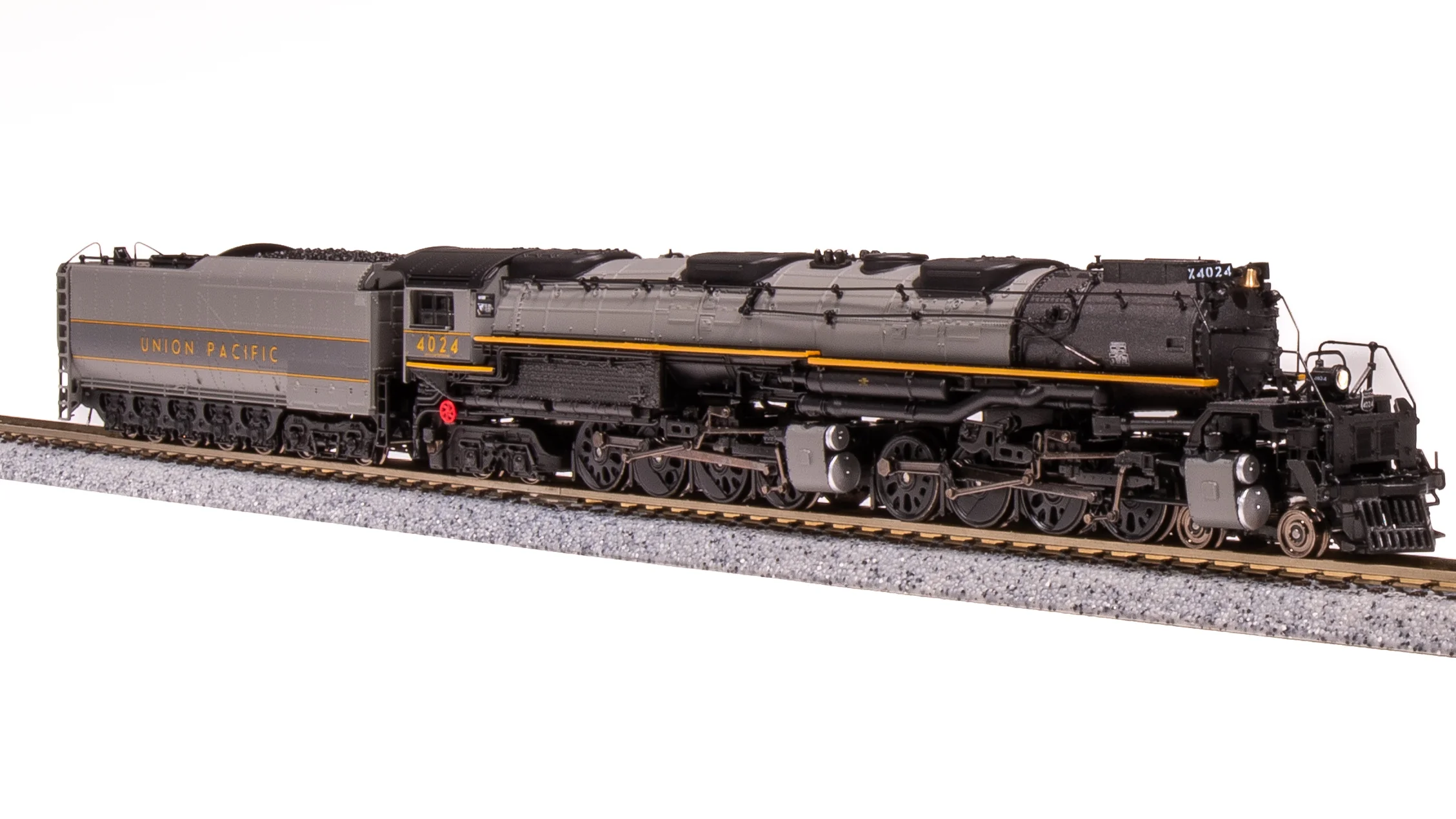 7238 UP Big Boy #4023, Two-Tone Gray w/ Aluminum, Wilson Aftercooler, 25-C-400 Coal Tender, Paragon4 Sound/DC/DCC, Smoke, N (Fantasy Paint Scheme) - Image 13