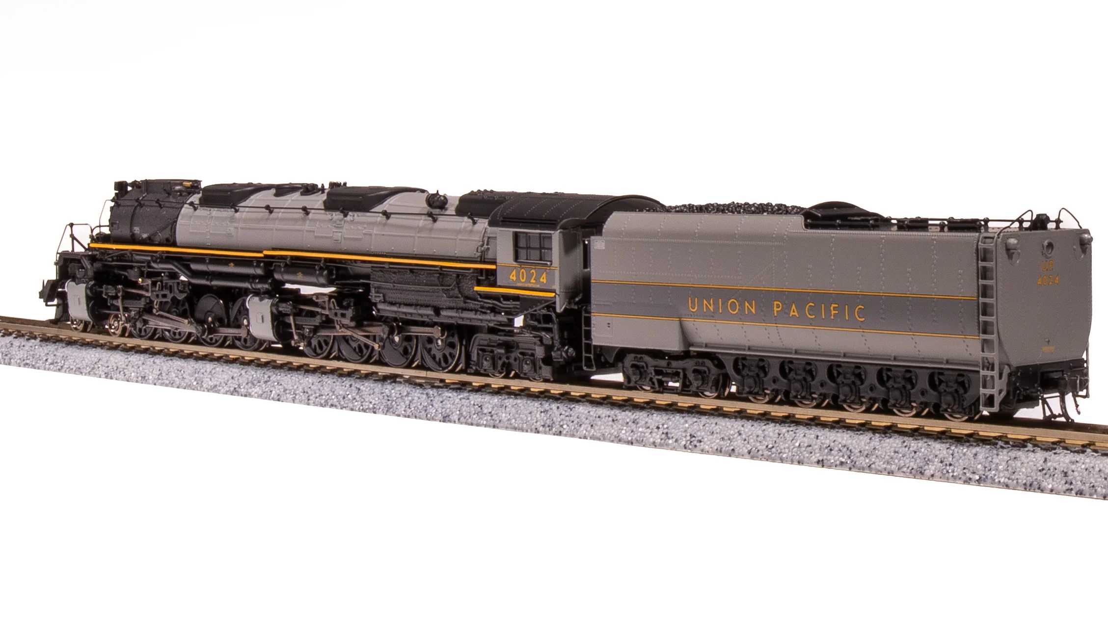 7239 UP Big Boy #4024, Two-Tone Gray w/ Yellow, Wilson Aftercooler, 25-C-400 Coal Tender, Paragon4 Sound/DC/DCC, Smoke, N (Fantasy Paint Scheme) - Image 14