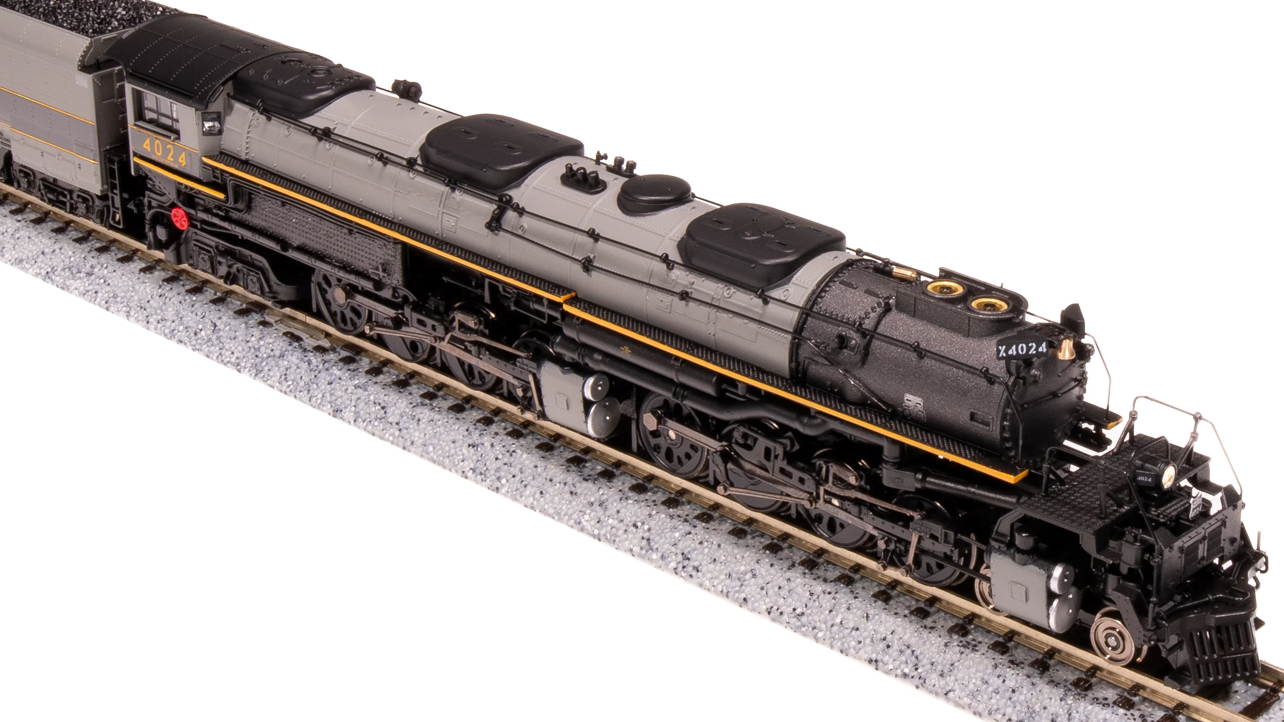7239 UP Big Boy #4024, Two-Tone Gray w/ Yellow, Wilson Aftercooler, 25-C-400 Coal Tender, Paragon4 Sound/DC/DCC, Smoke, N (Fantasy Paint Scheme) - Image 9