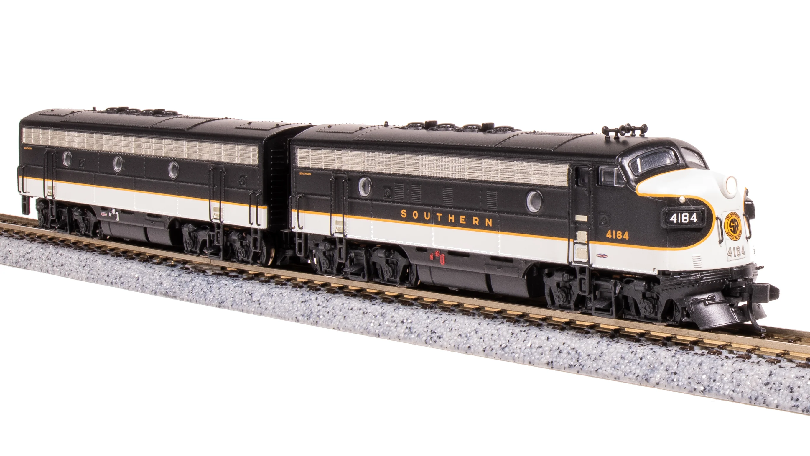 7725 EMD F3 AB, SOU 4184/4364, Tuxedo Scheme, A-unit Paragon4 Sound/DC/DCC, Unpowered B, N - Image 15