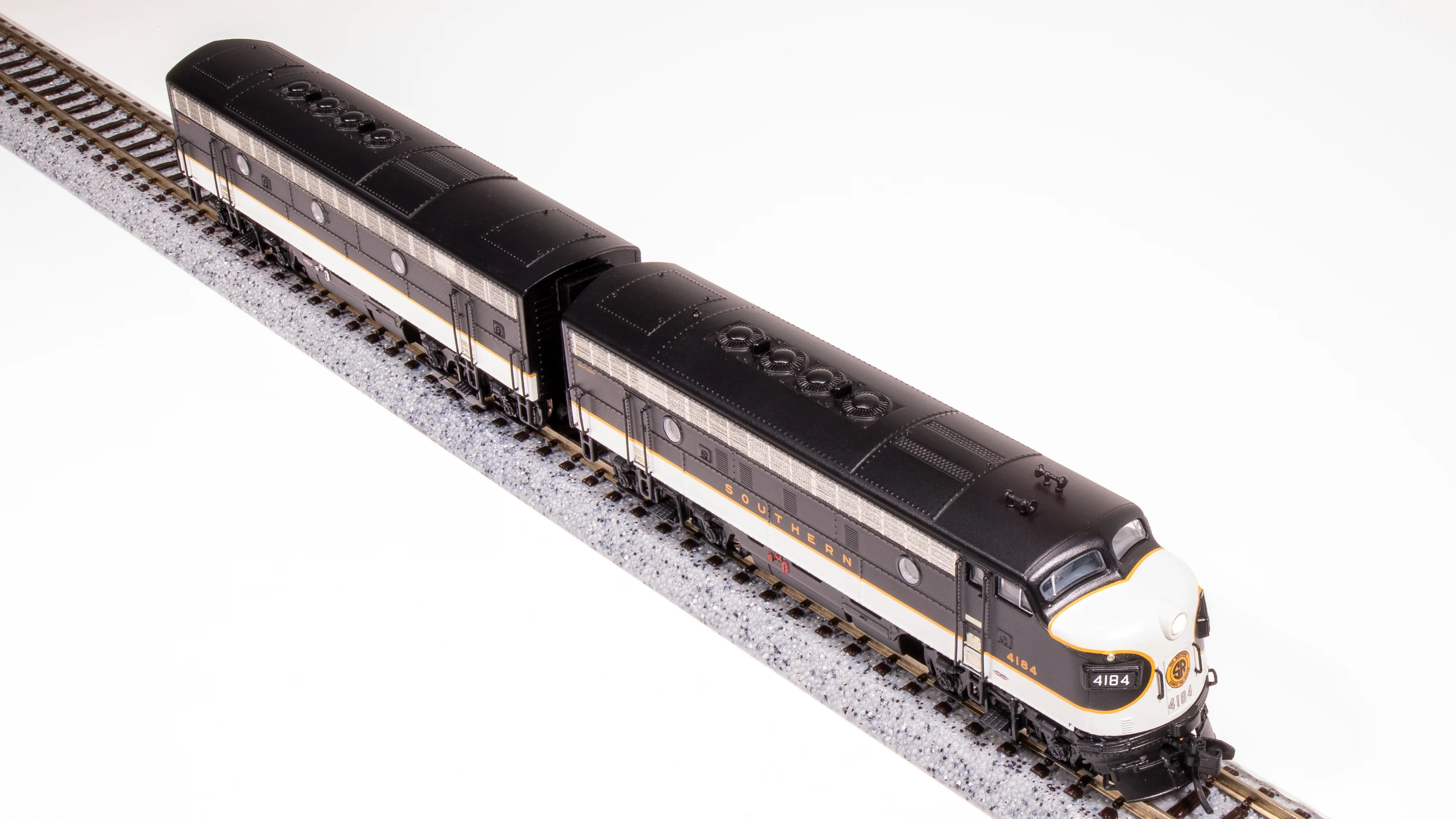 7725 EMD F3 AB, SOU 4184/4364, Tuxedo Scheme, A-unit Paragon4 Sound/DC/DCC, Unpowered B, N - Image 21