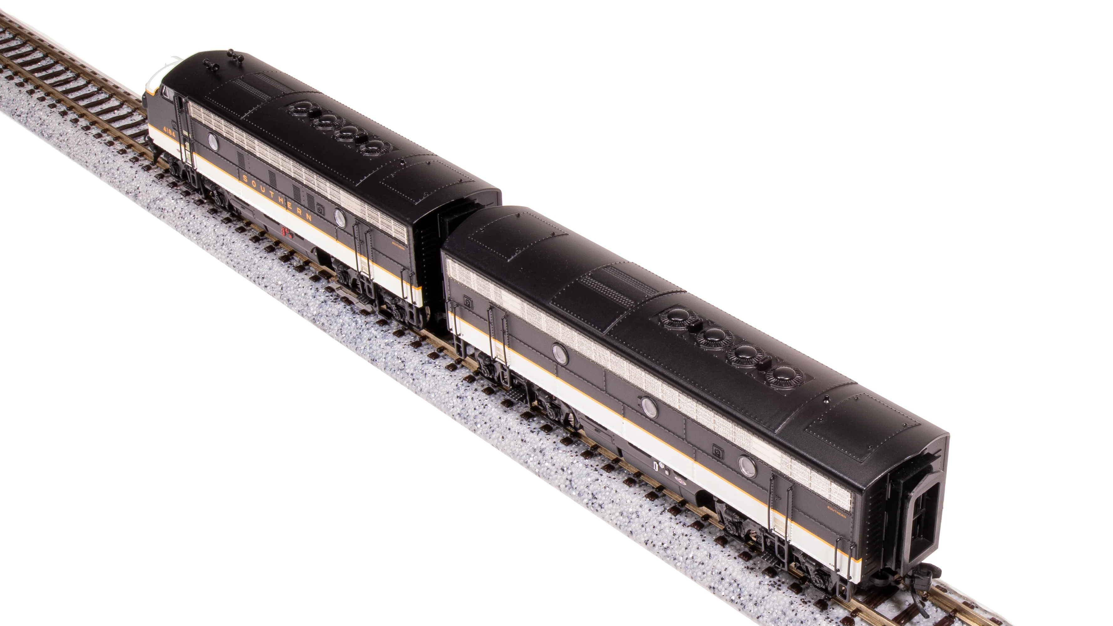 7725 EMD F3 AB, SOU 4184/4364, Tuxedo Scheme, A-unit Paragon4 Sound/DC/DCC, Unpowered B, N - Image 22