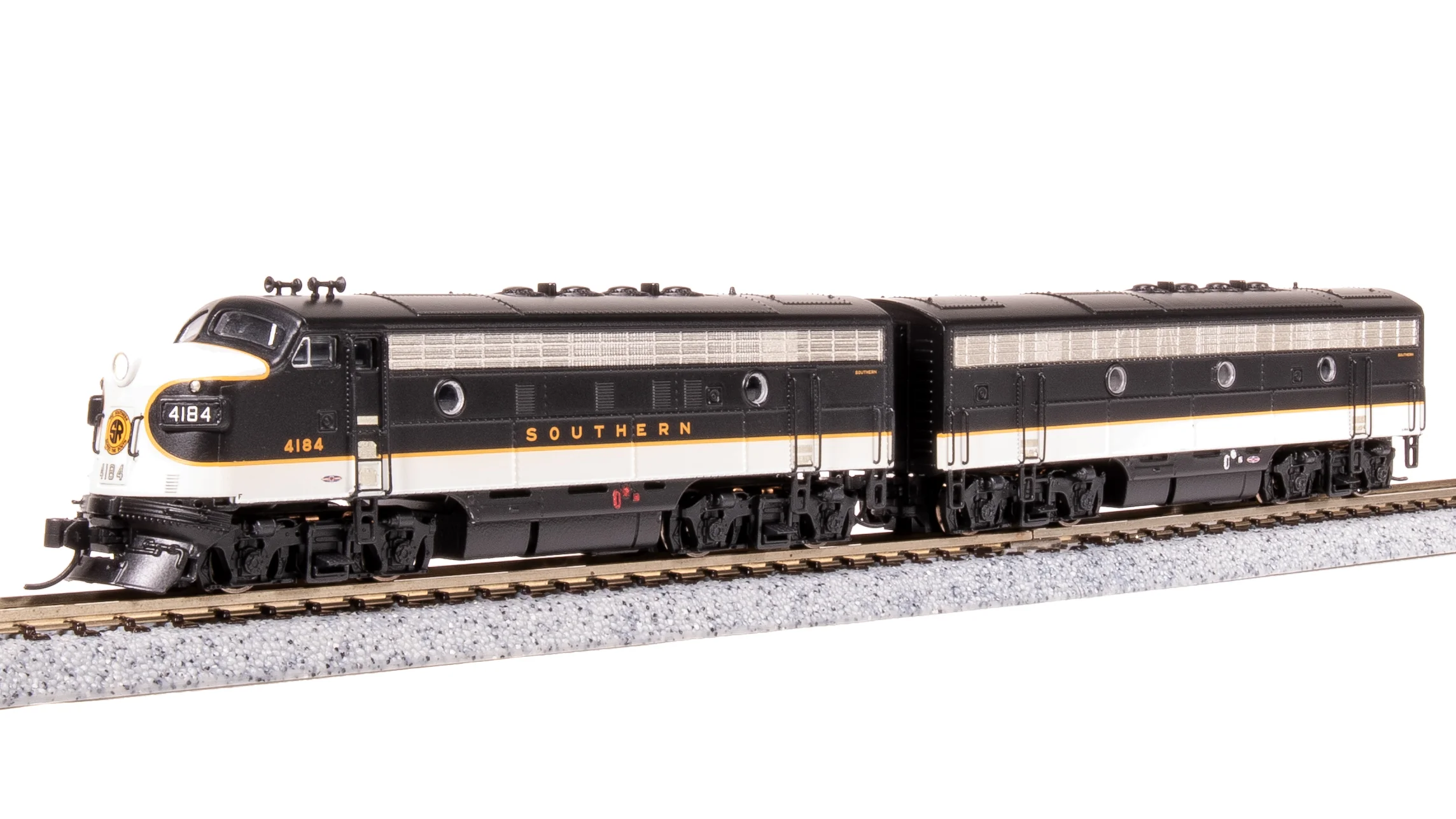 7725 EMD F3 AB, SOU 4184/4364, Tuxedo Scheme, A-unit Paragon4 Sound/DC/DCC, Unpowered B, N - Image 7