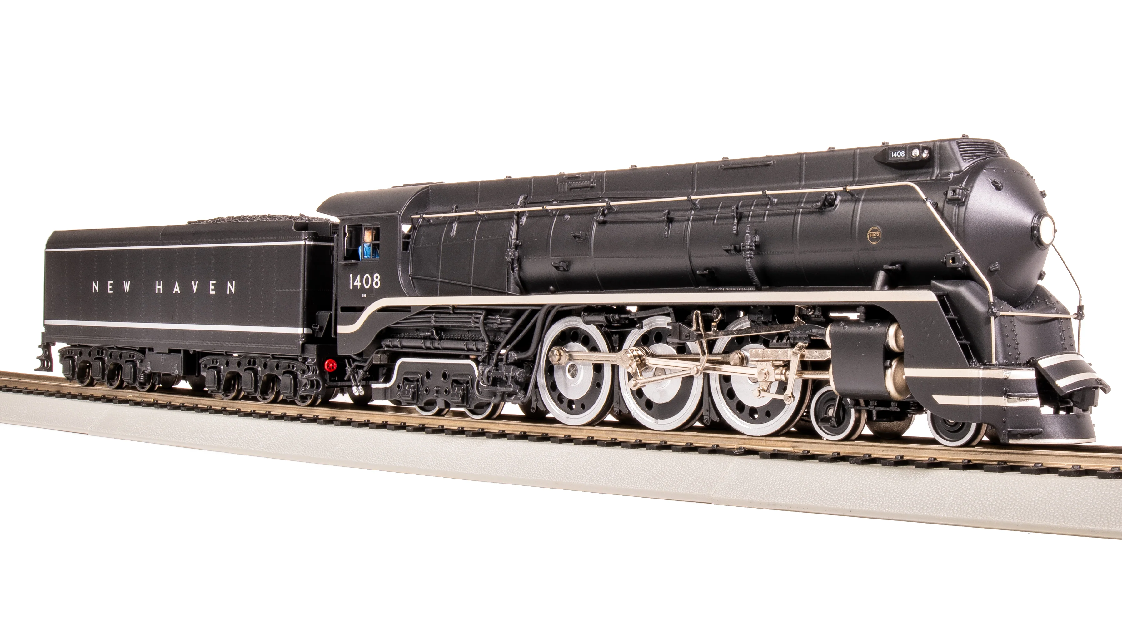 7871 New Haven I-5, #1408, Original Block Lettering, Paragon4 Sound/DC/DCC, Smoke, HO - Image 7