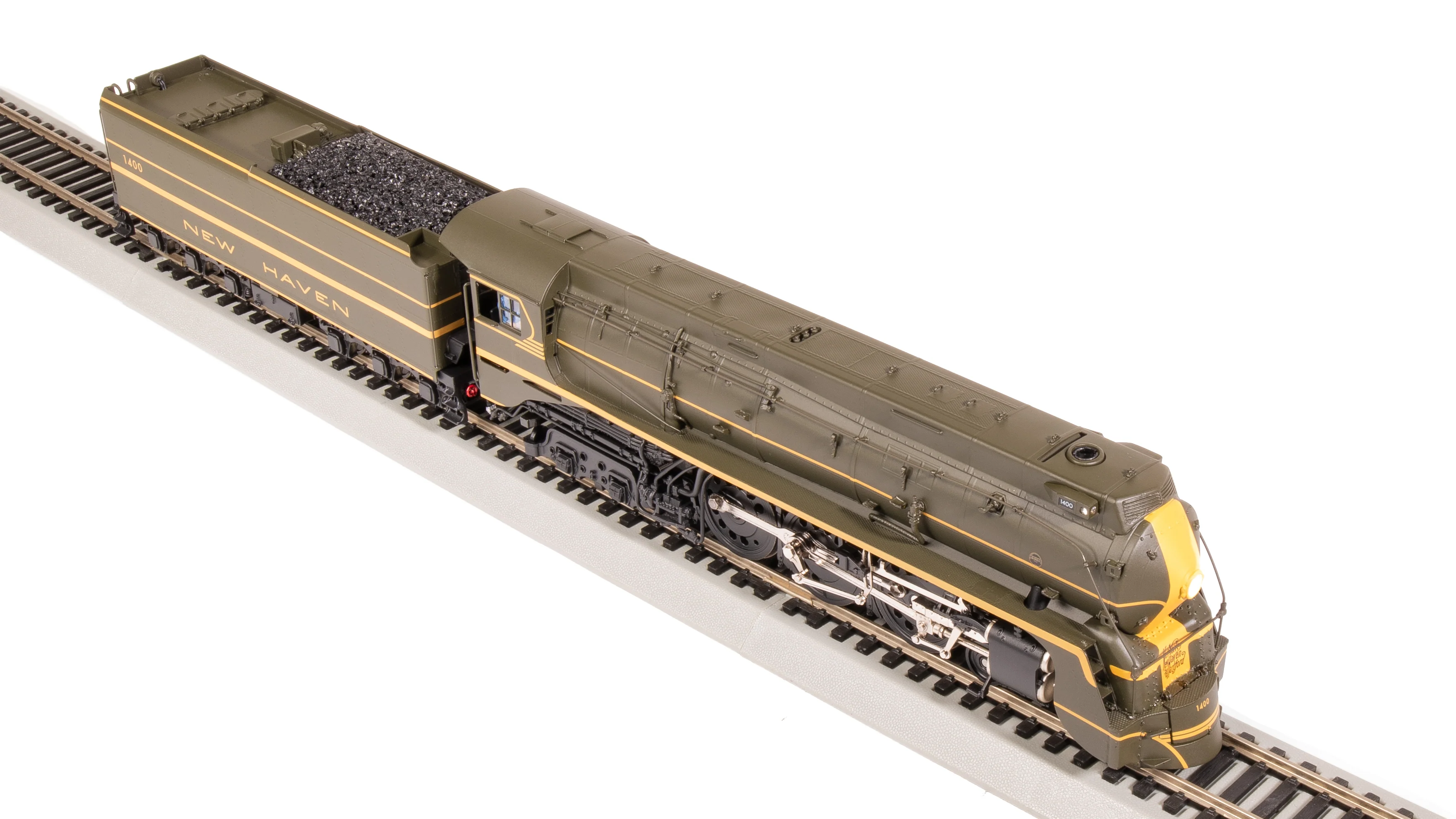 7876 New Haven I-5, #1400, Green Fantasy Scheme, Paragon4 Sound/DC/DCC, Smoke, HO - Image 9