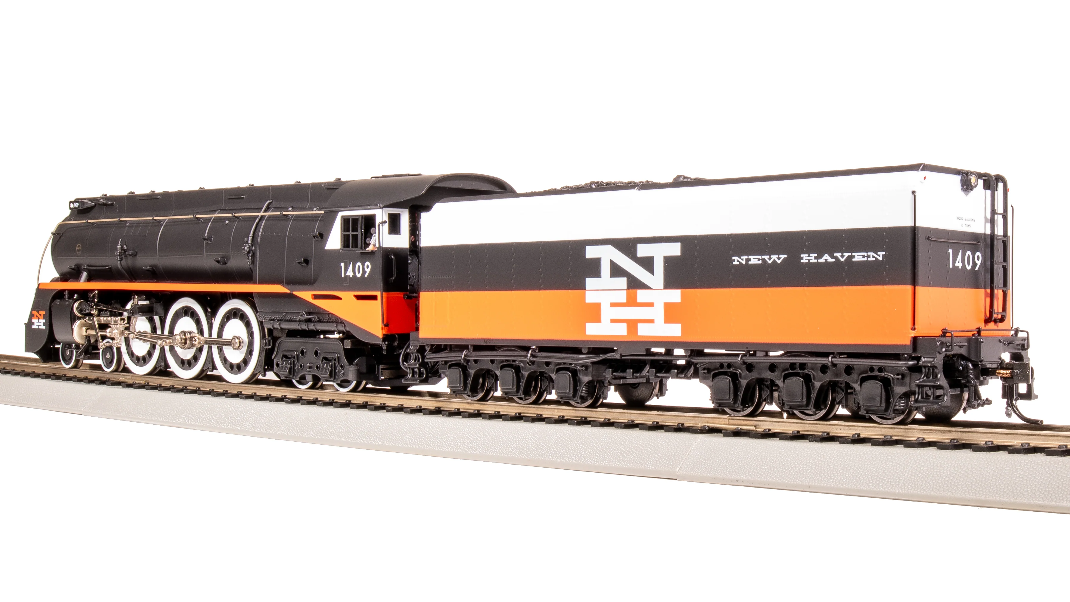 8088 New Haven I-5, #1409, McGinnis Fantasy Scheme, No-Sound / DCC-Ready, HO - Image 8